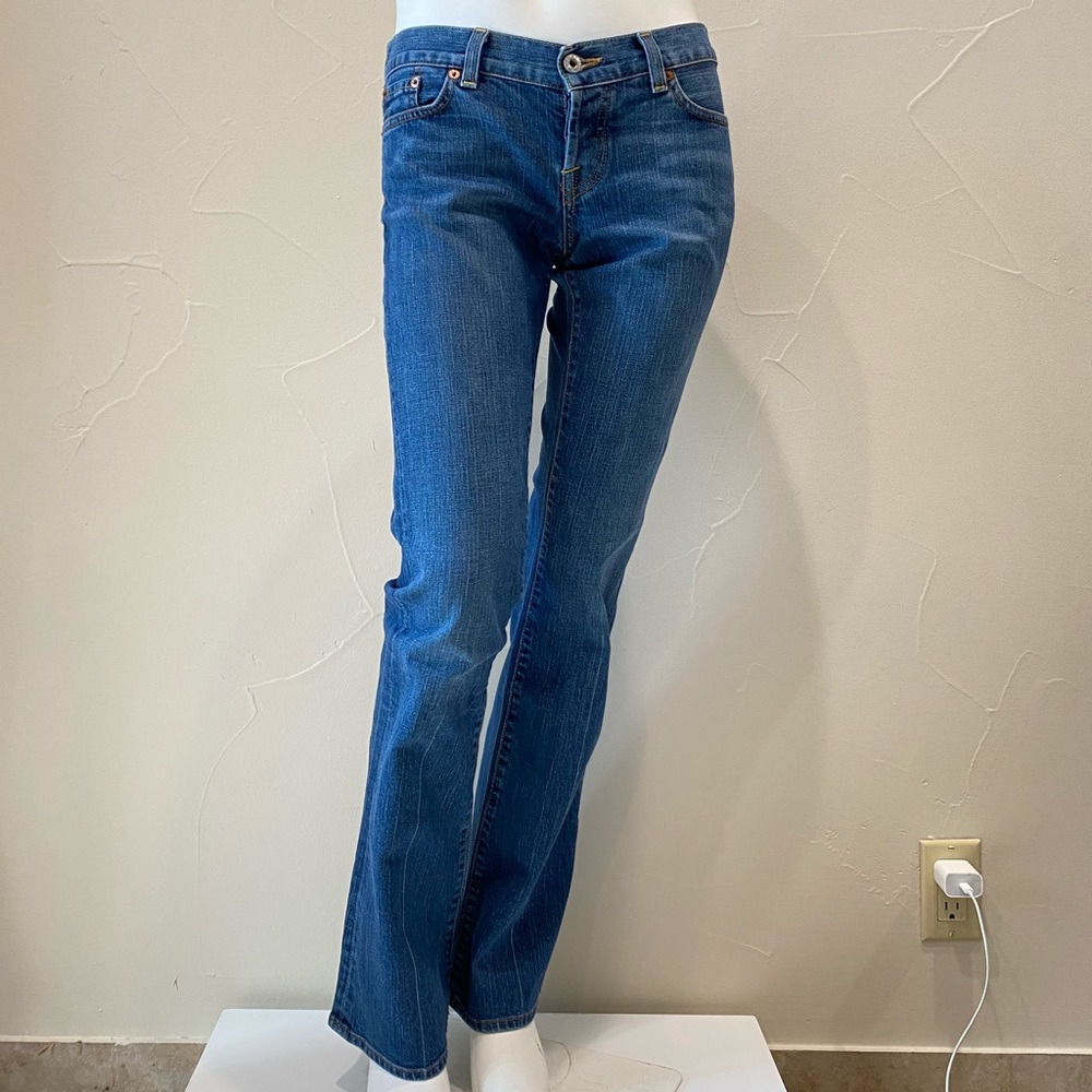 Lucky Brand Blue Flare Jeans - Mid Wash